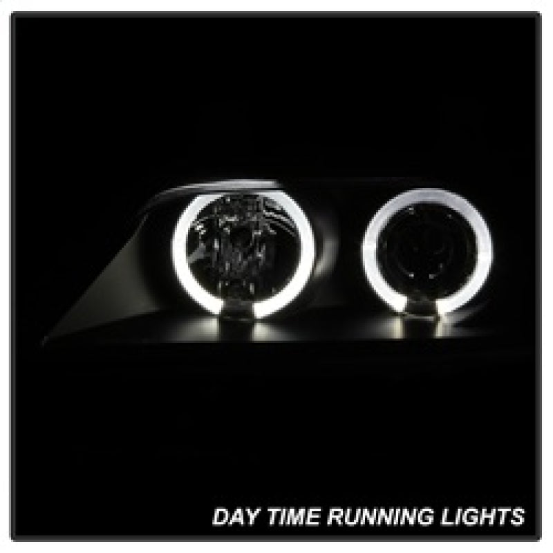 Spyder BMW Z3 96-02 Projector Headlights LED Halo Black High H1 Low H1 PRO-YD-BMWZ396-HL-BK - eliteracefab.com