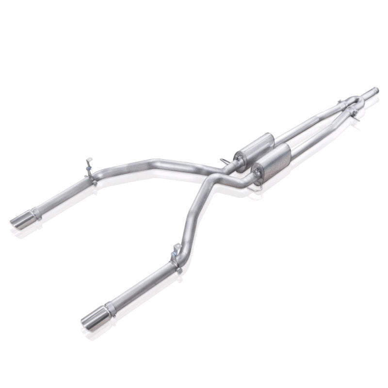 Stainless Works Chevy Silverado/GMC Sierra 2007-16 5.3L/6.2L Exhaust Y-Pipe Under Bumper Exit Stainless Works
