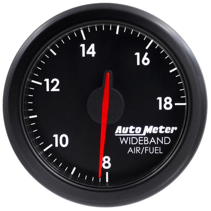 Autometer Airdrive 2-1/6in Wideband Air / Fuel Gauge 10:1-17:1 ARF Range - Black 9178-T