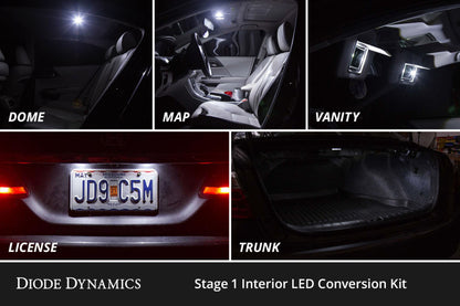 Diode Dynamics 16-22 Toyota Prius Interior LED Kit Cool White Stage 2 Diode Dynamics