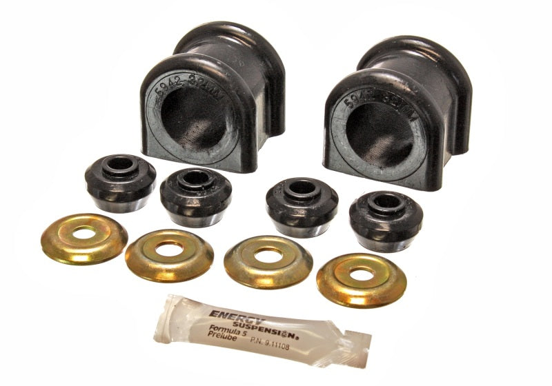 Energy Suspension 2006-08 Dodge Ram 1500/2500/3500 4WD 32mm Black Front Sway Bar Bushing Set - eliteracefab.com