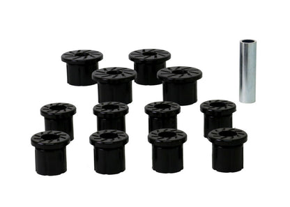 Whiteline 84-89 Toyota 4Runner/Pickup Rear Leaf Spring Shackle Bushing Kit Whiteline