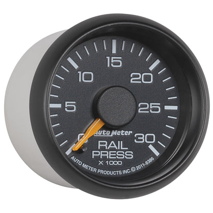 Autometer Factory Match 52.4mm Digital Stepper Motor 0-30,000 PSI Diesel Fuel Rail Pressure Gauge 8386