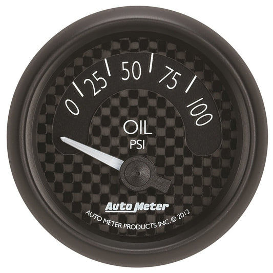 Autometer GT Series 52mm Short Sweep Electronic 0-100 psi Oil Pressure 8027