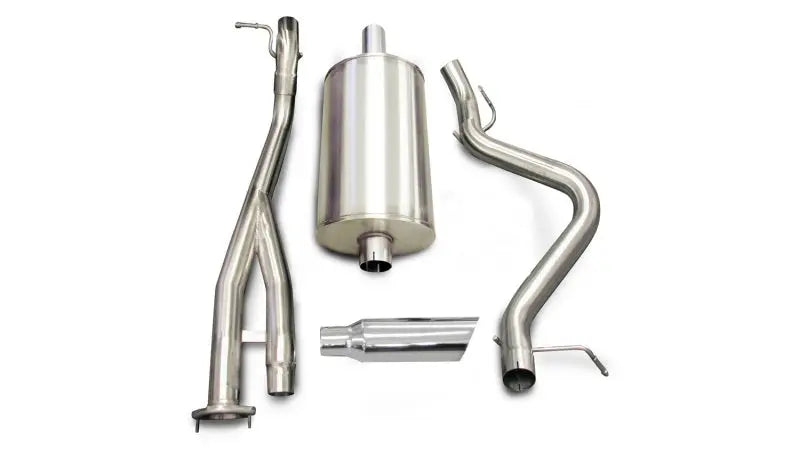 Corsa/dB 03-06 Chevrolet Silverado Short Bed SS 6.0L V8 Polished Sport Cat-Back Exhaust - eliteracefab.com