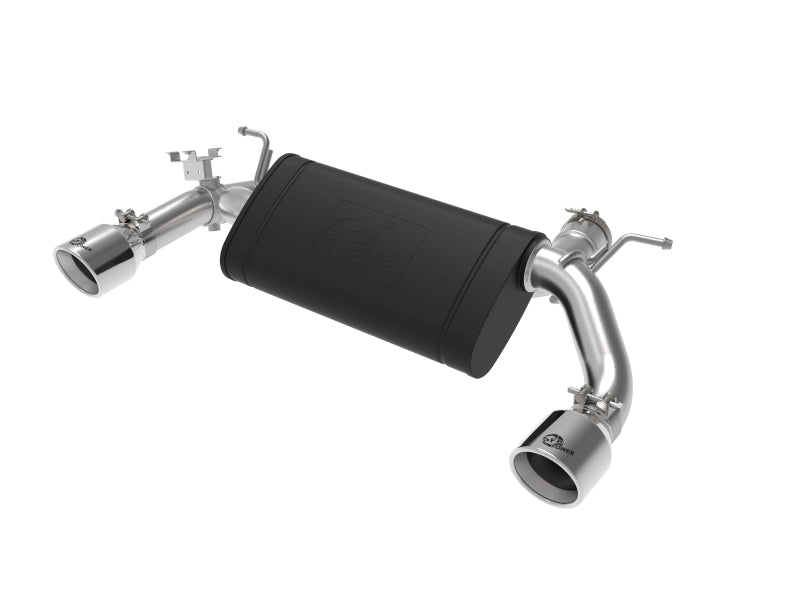 aFe MACHForce XP 3in to 2.5in 304 SS Axle-Back Exhaust w/ Polished Tips 14-16 BMW M235i - eliteracefab.com