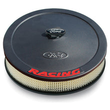 Load image into Gallery viewer, Ford Racing Air Cleaner Kit - Black Crinkle Finish w/ Red Emblem