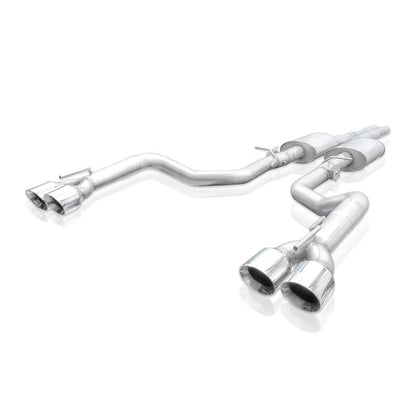 Stainless Works 15-19 Dodge Challenger 6.2L/6.4L Hemi 3in Redline Catback X-Pipe w/4in Quad Tips Stainless Works