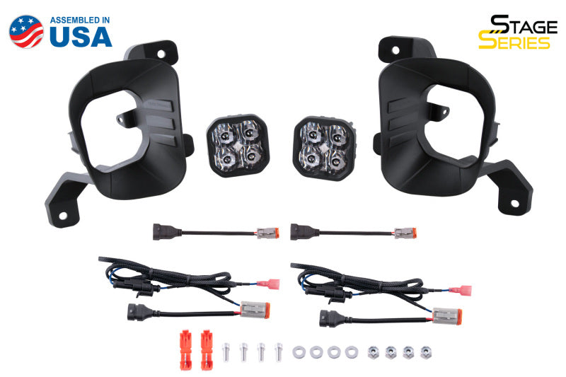 Diode Dynamics SS3 Sport Type Ram Vert Kit ABL - White SAE Fog Diode Dynamics