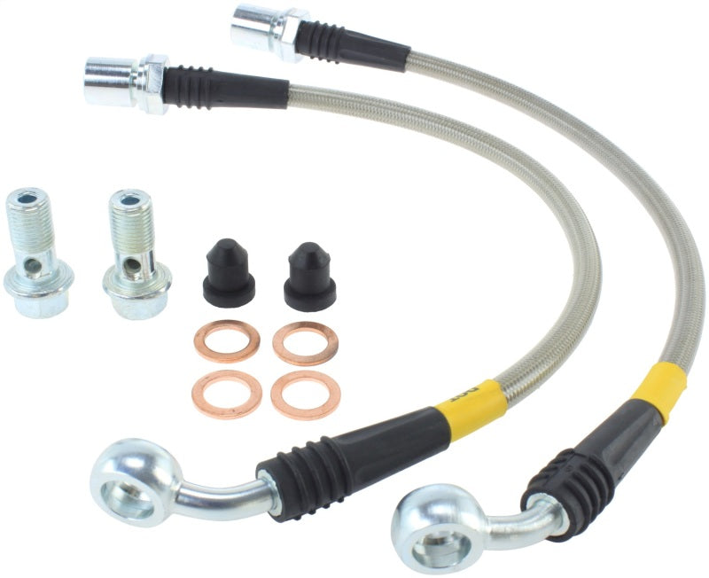 StopTech Stainless Steel Rear Brake lines for 93-98 Supra - eliteracefab.com