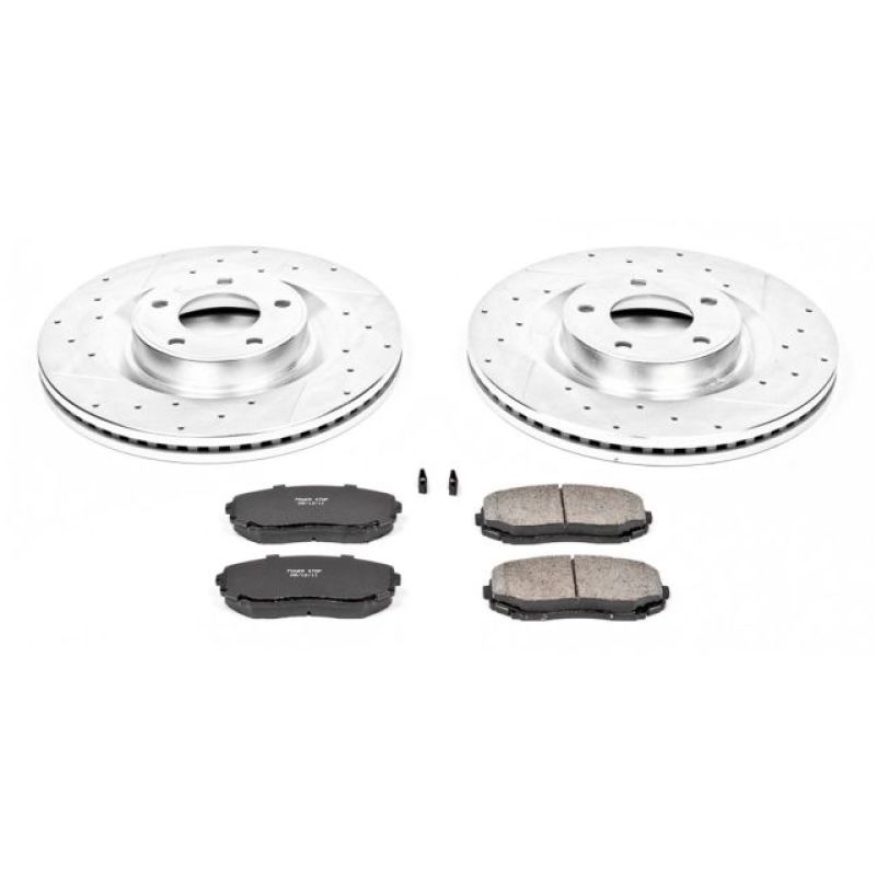 Power Stop 07-15 Ford Edge Front Z23 Evolution Sport Brake Kit - eliteracefab.com