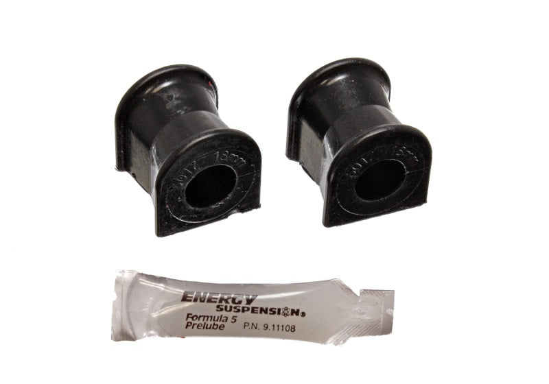 Energy Suspension 70-78 Nissan 240Z/260Z/280Z Black 18mm Front Sway Bar Frame Bushings - eliteracefab.com
