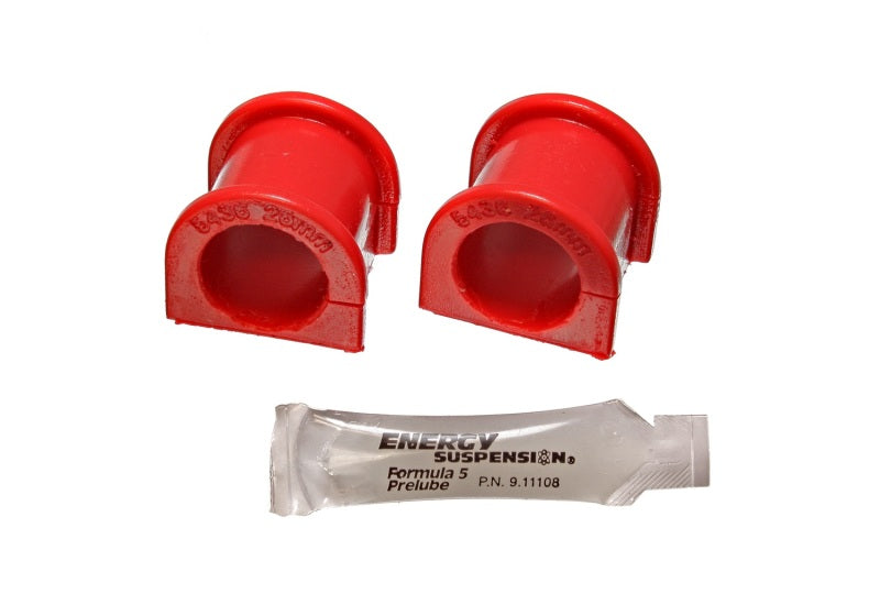 Energy Suspension 99-00 Honda Civic Si Red 26mm Front Sway Bar Bushings - eliteracefab.com