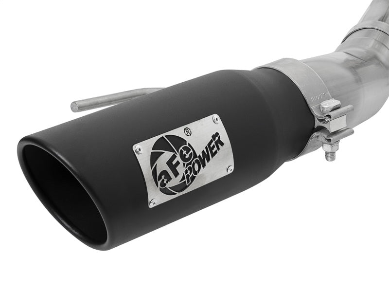 aFe MACH Force-Xp 3in to 3-1/2in 304 SS Cat-Back Exhaust w/Black Tip 17-18 Ford F-150 Raptor V6 3.5L aFe