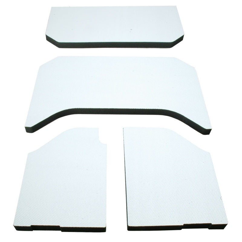 DEI 11-18 Jeep Wrangler JK 4-Door Boom Mat Headliner - 4 Piece - White DEI