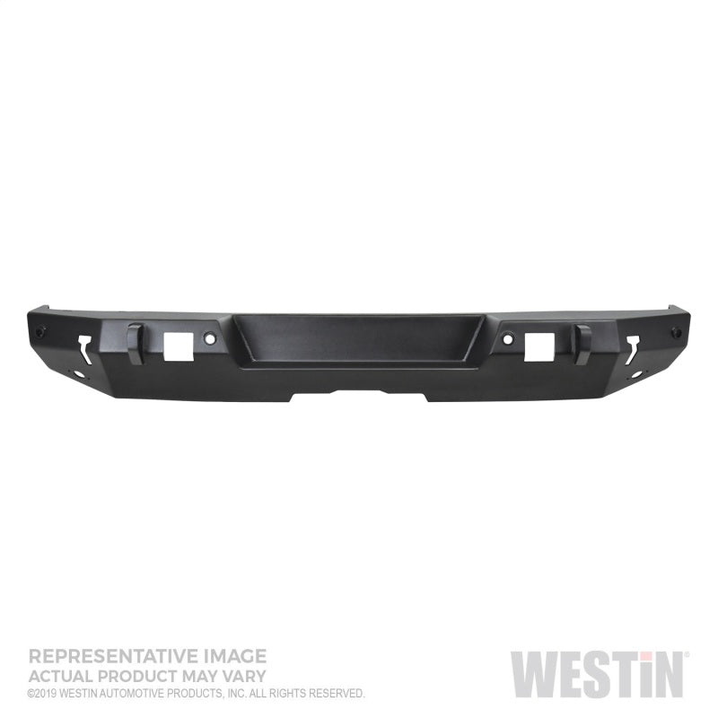 Westin 2020 Jeep Gladiator w/Sensors WJ2 Rear Bumper w/Sensor - Textured Black Westin