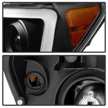 Load image into Gallery viewer, Xtune Toyota Tundra 07-13 LED Light Bar Projector Headlights Black PRO-JH-TTU07-LED-BK - eliteracefab.com