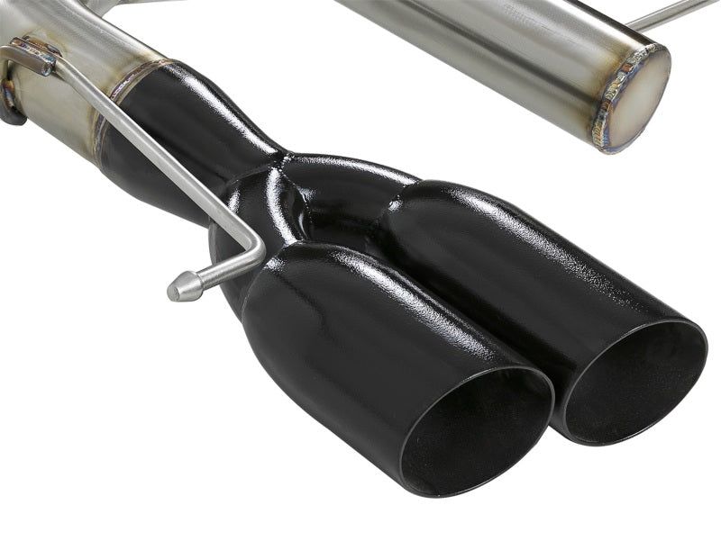 aFe MACHForce XP 08-13 BMW 135i L6-2.0L N54/N55 3in. 304 SS Axle-Back Exhaust w/Black Tips - eliteracefab.com