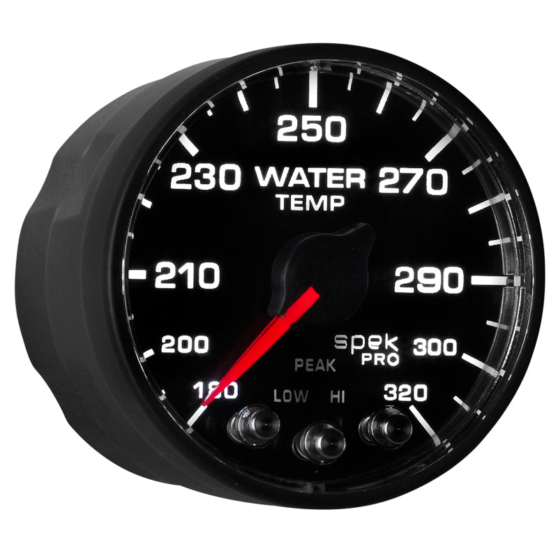 Autometer Spek-Pro - Nascar 2-1/16in Water Temp 180- 320F Bfb Ecu P552328-N1