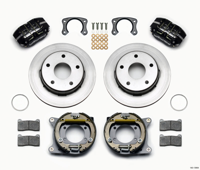 Wilwood Dynapro Lug Mount P/S Park Brake Kit Big Ford New 2.38in Off Bronco 5 x 5.50 Wilwood