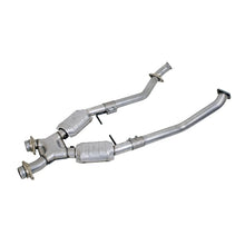 Load image into Gallery viewer, BBK 96-98 Mustang 4.6 GT High Flow X Pipe With Catalytic Converters - 2-1/2 - eliteracefab.com