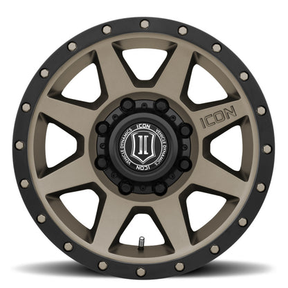 ICON Alloys Rebound HD 18x9 8x180 +12mm 5.5" Backspacing Bronze Wheel - 1818908955BR