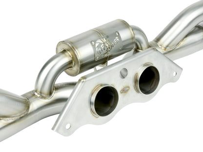 aFe Power MACHForce XP 304 Stainless Secondary Muffler Delete Pipe 14-19 Porsche 911 GT3 3.8L/4.0L aFe