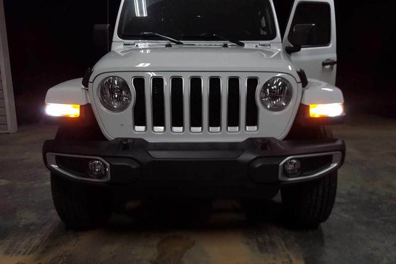 Diode Dynamics JL Wrangler Front Turn Stage 1 (7443 LED Bulb HP48 - White and - Amber) Diode Dynamics
