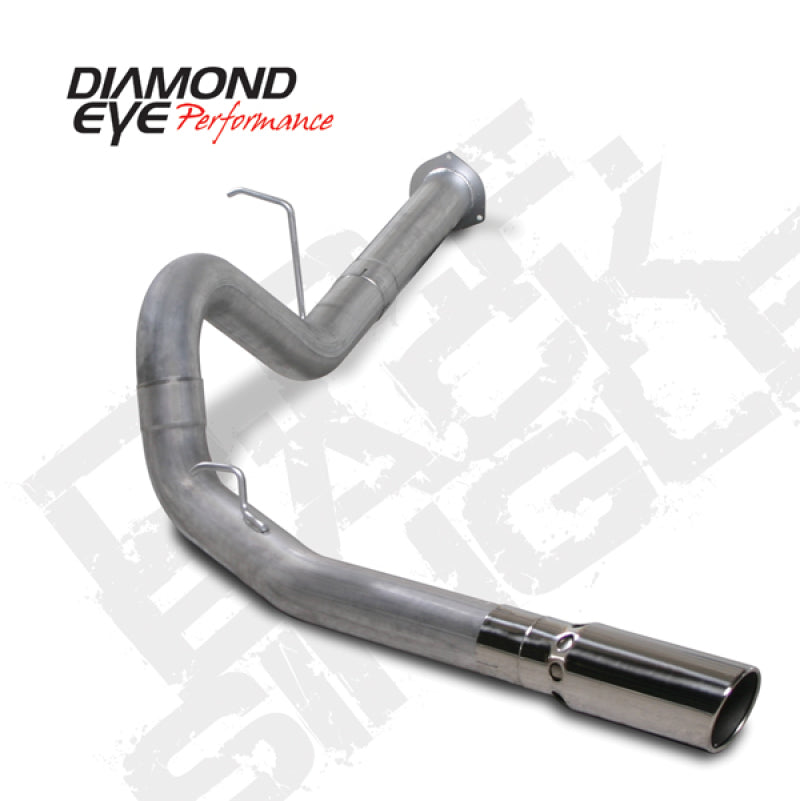 Diamond Eye KIT 4in DPF-BACK SGL AL 07.5-10 CHEVY 6 6L 2500/3500 PCKGD BX46X14X14OD EL-PL Diamond Eye Performance