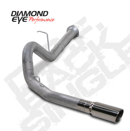 Diamond Eye KIT 4in DPF-BACK SGL AL 07.5-10 CHEVY 6 6L 2500/3500 PCKGD BX46X14X14OD EL-PL Diamond Eye Performance