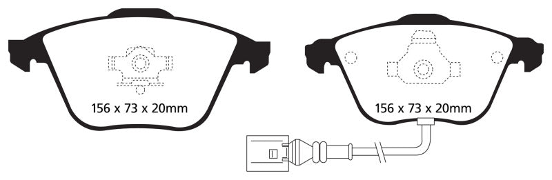 EBC Ultimax2 Front Brake Pads - UD9153 EBC