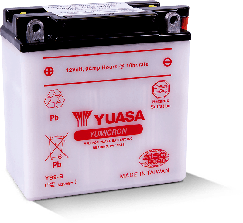 Yuasa YB9-B Yumicron 12 Volt Battery Yuasa Battery