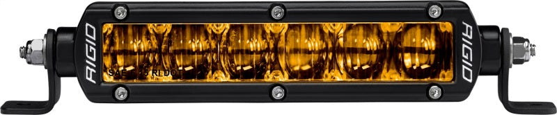 Rigid Industries 6in SR-Series Pro Dot / SAE Fog Lights (Pair) - Selective Yellow - eliteracefab.com