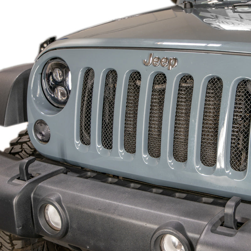 DV8 Offroad 2007-2018 Jeep JK Black Mesh Grille DV8 Offroad