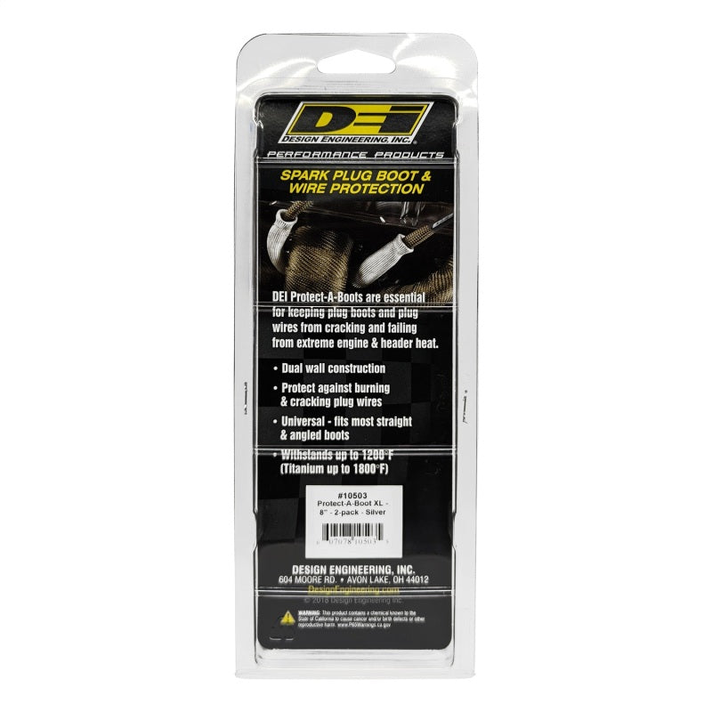 DEI Protect-A-Boot XL - 8in - 2-pack - Silver DEI
