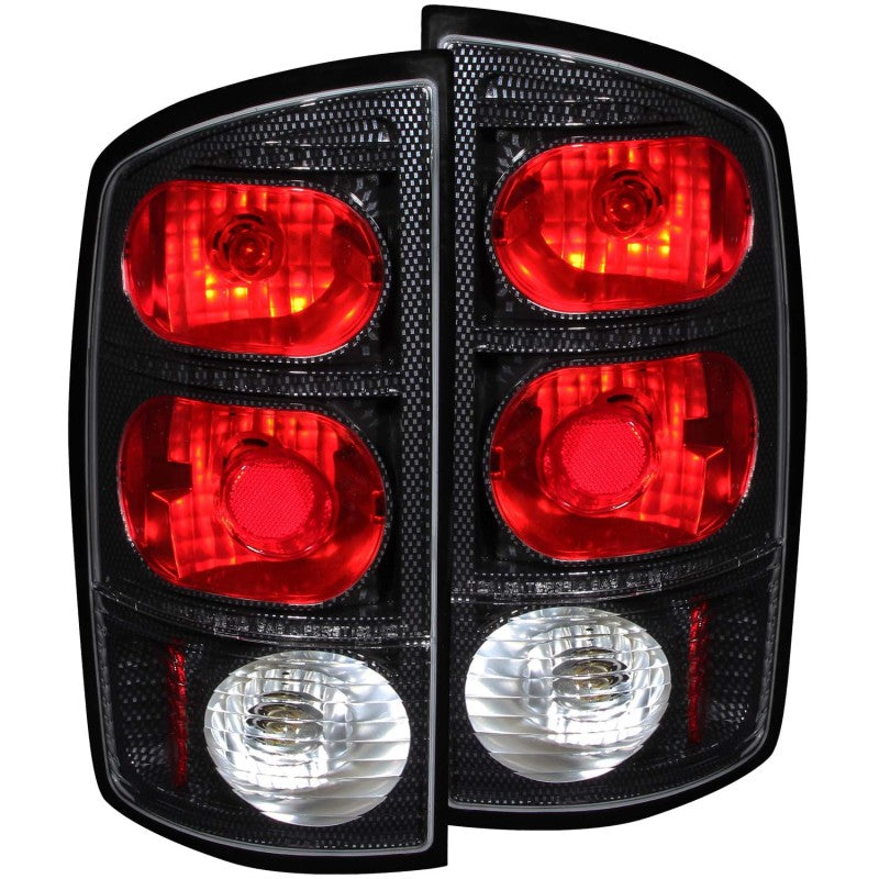 ANZO 2002-2005 Dodge Ram 1500 Taillights Carbon - eliteracefab.com