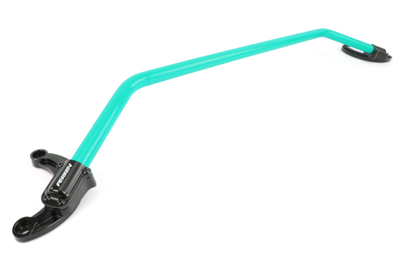 Perrin 02-07 Subaru Impreza (WRX/STi/RS/2.5i) / 04-08 Forester Front Strut Brace - Hyper Teal - eliteracefab.com