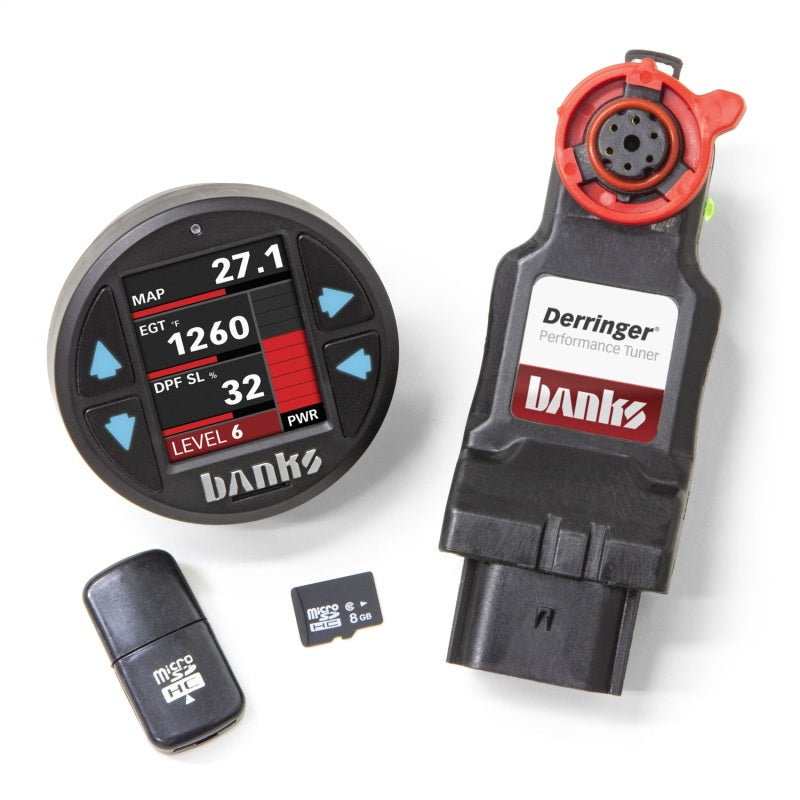 Banks Power 17-19 GM 2500 6.6L L5P Derringer Tuner (Gen 2) w/ 1.8in iDash DataMonster - eliteracefab.com