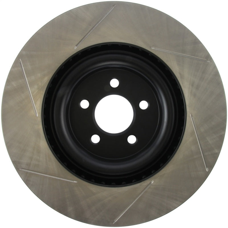StopTech 2015 Ford Mustang GT w/ Brembo Brakes Left Front Slotted Brake Rotor - eliteracefab.com