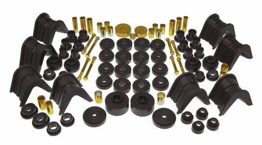 Prothane Total Vehicle Suspension Bushing Kit for 1966–1977 Ford Bronco I, Black – 6-2016-BL