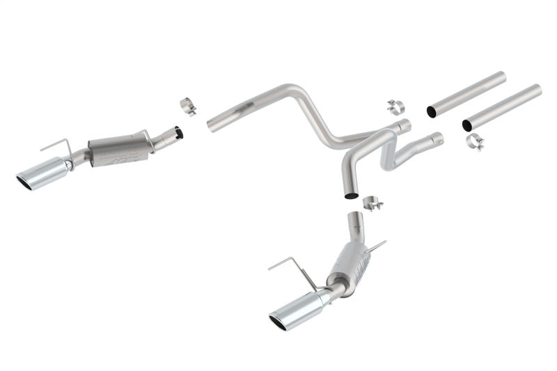 Borla 2010 Mustang GT 4.6L V8 ATAK Catback Exhaust - eliteracefab.com