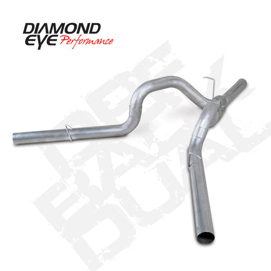 Diamond Eye KIT 4in DPF-BACK DUAL SS: CHEVY 2011-2015 2500/3500 Diamond Eye Performance