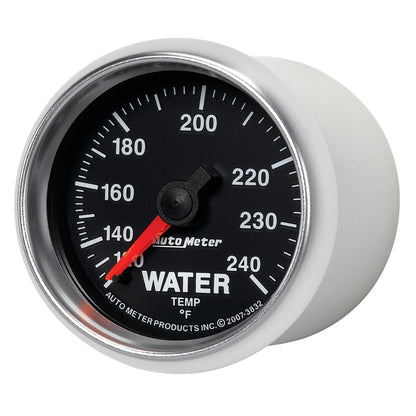 Autometer GS 52mm 120-240 Deg F Mechanical Water Temperature Gauge 3832