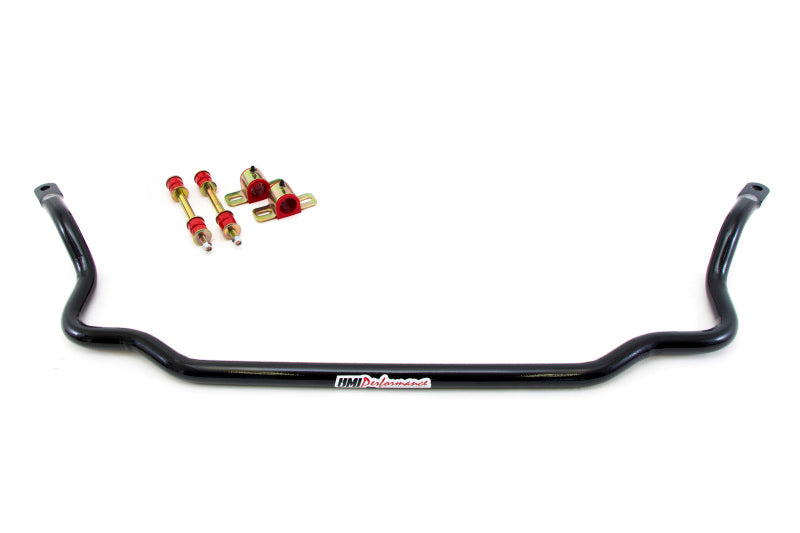 UMI Performance 64-72 GM A-Body 1-1/4in Solid Front Sway Bar - Black - eliteracefab.com