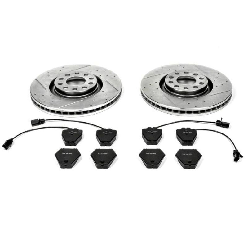 Power Stop 00-01 Audi A6 Quattro Front Z23 Evolution Sport Brake Kit PowerStop