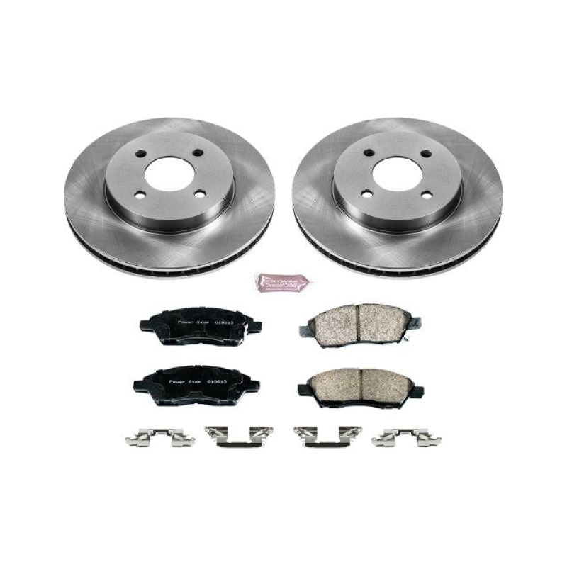 Power Stop 12-18 Nissan Versa Front Autospecialty Brake Kit - eliteracefab.com