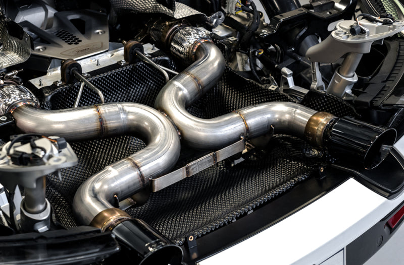 AWE Tuning McLaren 720S Performance Exhaust - Diamond Black Tips AWE Tuning