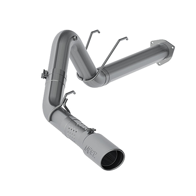 MBRP 17-19 Ford F-250/350/450 6.7L Ex. Reg Cab 5in Filter Back Single Tip T409 Exhaust System - eliteracefab.com