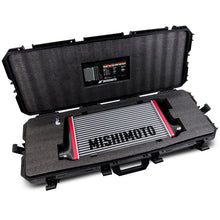 Load image into Gallery viewer, Mishimoto Universal Carbon Fiber Intercooler - Gloss Tanks - 450mm Black Core - C-Flow - R V-Band