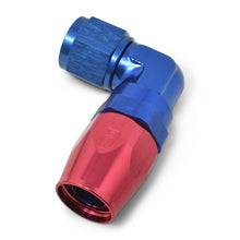 Load image into Gallery viewer, Russell Performance -12 AN Red/Blue 90 Degree Forged Aluminum Swivel Hose End